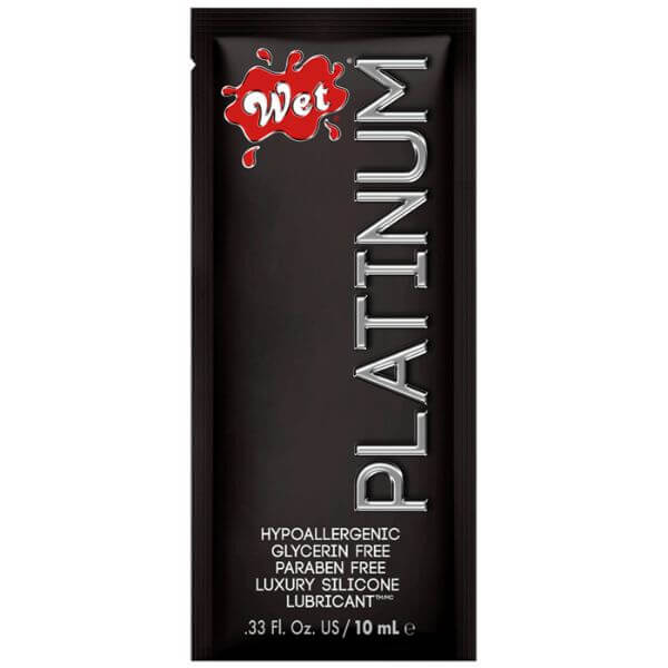 WET PLATINUM - LUBRICANTE SEXUAL A BASE DE SILICONA EN SACHET - Image 2