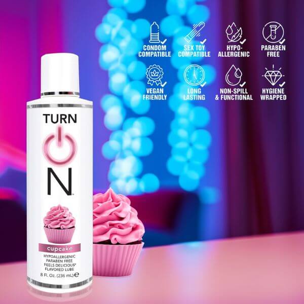 TURN ON - LUBRICANTE SEXUAL A BASE DE AGUA SABOR A CUP CAKE - Image 2