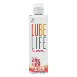 Lubricante a base de agua con sensación caliente.