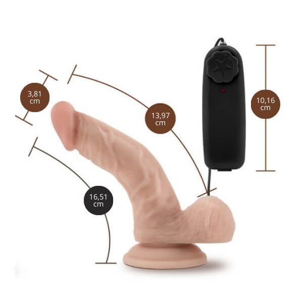 Consolador Vibrador con Ventosa de 6.5" (16,51 cm) Dr. Ken - Image 2
