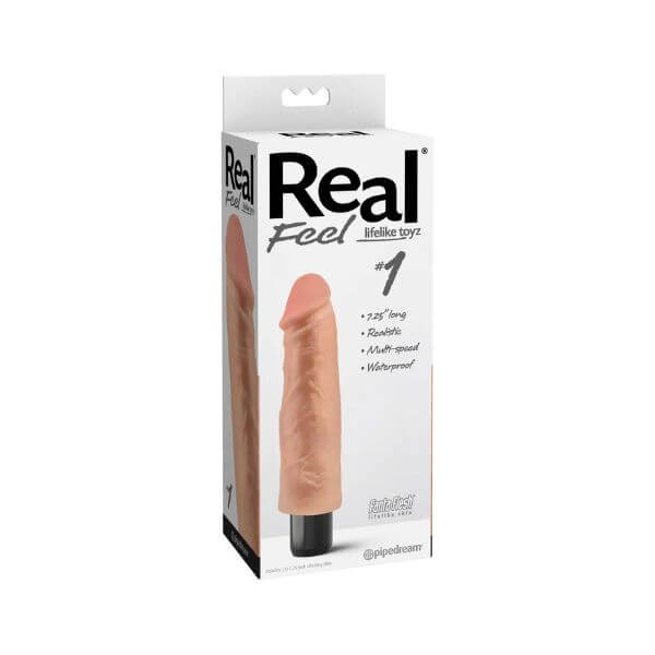 Dildo con vibración Real Feel #1 de 7,25" (18,41 cm) - Image 3