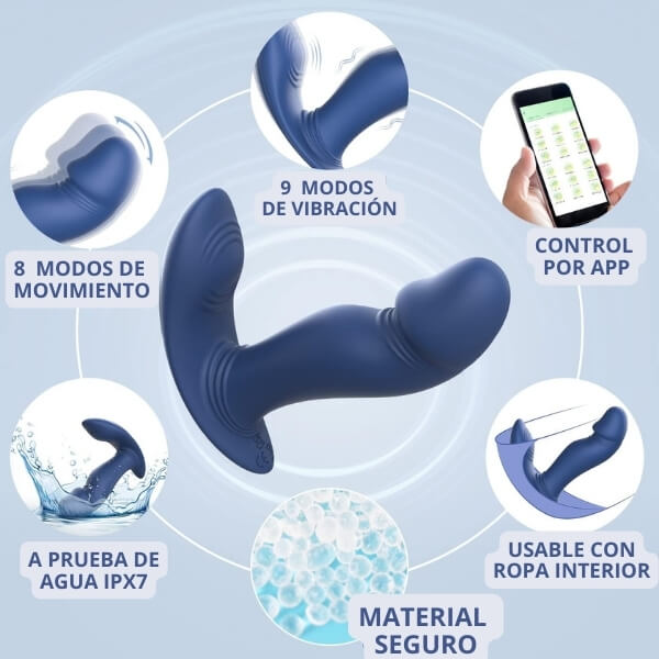 Masajeador de próstata - Vibrador anal - Rewuwa - Image 4